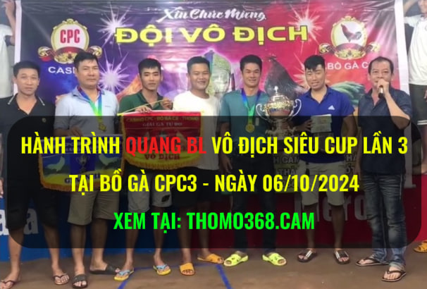 Quang Bảo Lộc Vô Địch Siêu Cup